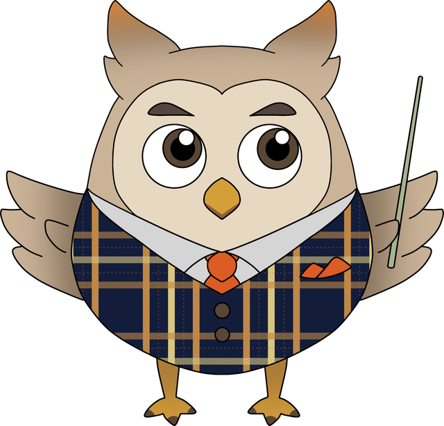 ルネサンスのフクロウ先生（指し棒）